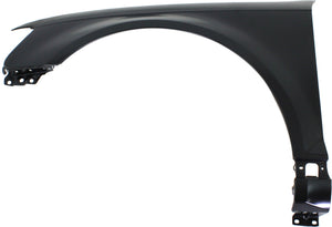 A3 09-13 FRONT FENDER LH, Primed, Steel, w/o Side Marker Light Holes - CAPA