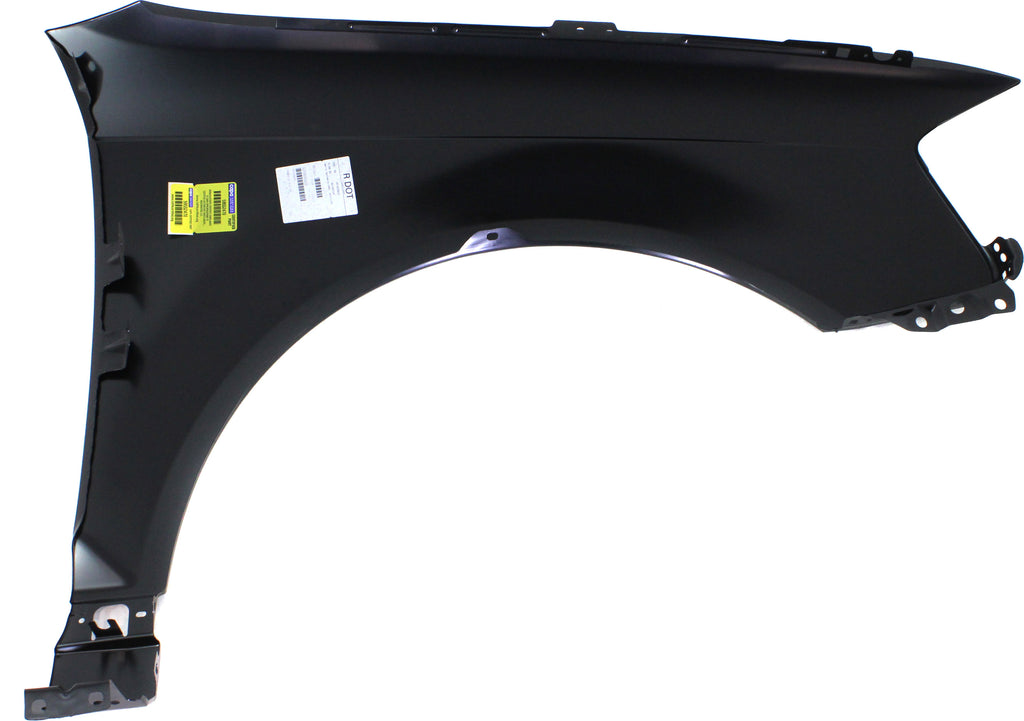 A3 09-13 FRONT FENDER LH, Primed, Steel, w/o Side Marker Light Holes - CAPA