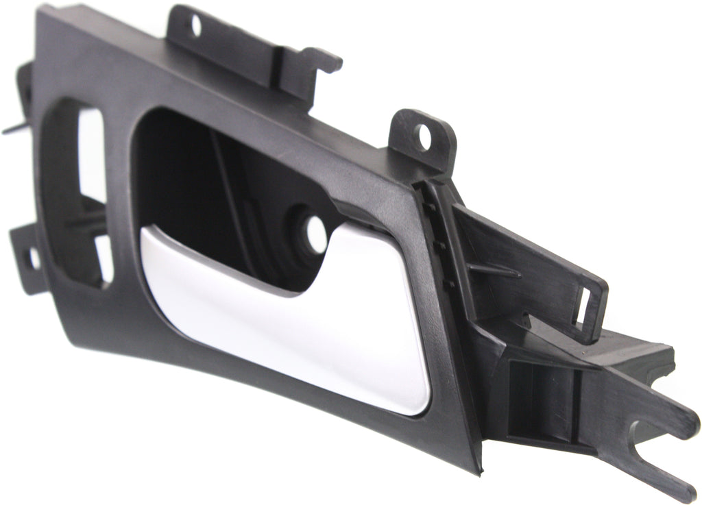 TL 04-08 FRONT INTERIOR DOOR HANDLE RH, Satin Chrome Lever + Black Housing, w/o Power Switch