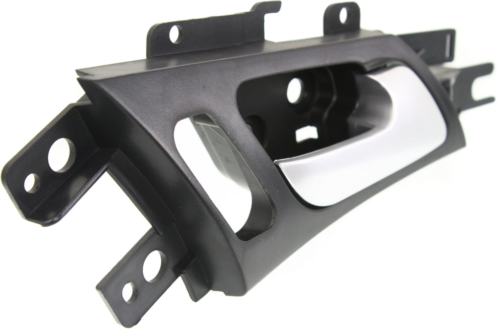 TL 04-08 FRONT INTERIOR DOOR HANDLE RH, Satin Chrome Lever + Black Housing, w/o Power Switch