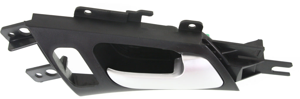 TL 04-08 FRONT INTERIOR DOOR HANDLE RH, Satin Chrome Lever + Black Housing, w/o Power Switch