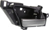 MDX 10-13 FRONT INTERIOR DOOR HANDLE RH, Satin Chrome Lever + Black Housing, Plastic + Metal (=REAR)