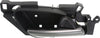 MDX 10-13 FRONT INTERIOR DOOR HANDLE RH, Satin Chrome Lever + Black Housing, Plastic + Metal (=REAR)