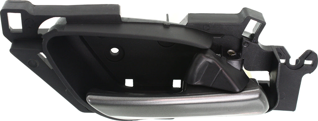 MDX 10-13 FRONT INTERIOR DOOR HANDLE RH, Satin Chrome Lever + Black Housing, Plastic + Metal (=REAR)