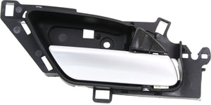 MDX 07-09 FRONT INTERIOR DOOR HANDLE RH, Dark Gray Lever + Black Housing, Plastic + Metal (=REAR)