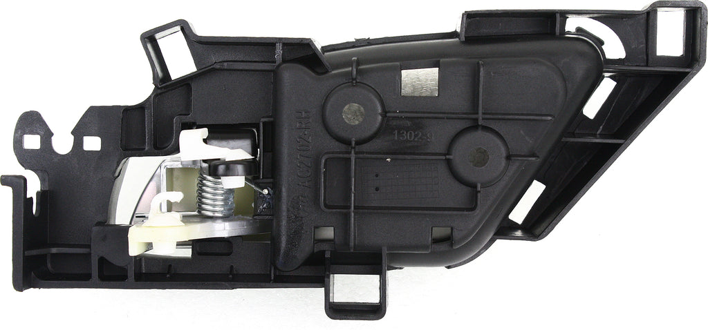 MDX 07-09 FRONT INTERIOR DOOR HANDLE RH, Dark Gray Lever + Black Housing, Plastic + Metal (=REAR)