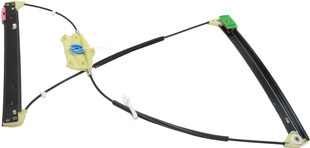 A6 QUATTRO 05-11 FRONT WINDOW REGULATOR RH, Power, w/o Motor