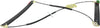 A6 QUATTRO 05-11 FRONT WINDOW REGULATOR RH, Power, w/o Motor