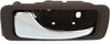 ACURA RL 96-04 REAR INTERIOR DOOR HANDLE LH, Chrome Lever+Dark Brown Housing (Taupe), Plastic+Small Metal
