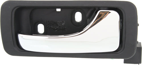 ACURA RL 96-04 REAR INTERIOR DOOR HANDLE RH, Chrome Lever + Black Housing, Plastic + Small Metal