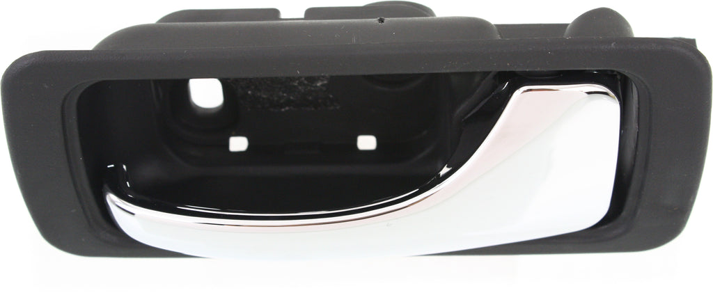 ACURA RL 96-04 REAR INTERIOR DOOR HANDLE RH, Chrome Lever + Black Housing, Plastic + Small Metal