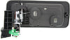 ACURA RL 96-04 REAR INTERIOR DOOR HANDLE RH, Chrome Lever + Black Housing, Plastic + Small Metal