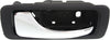 ACURA RL 96-04 REAR INTERIOR DOOR HANDLE LH, Chrome Lever + Black Housing, Plastic + Small Metal
