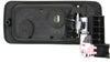 ACURA RL 96-04 REAR INTERIOR DOOR HANDLE LH, Chrome Lever + Black Housing, Plastic + Small Metal