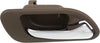 TL 99-03/MDX 01-06 REAR INTERIOR DOOR HANDLE RH, Chrome Lever + Brown Housing, Plastic
