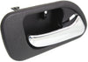 TL 99-03/MDX 01-06 REAR INTERIOR DOOR HANDLE RH, Chrome Lever + Black Housing, Plastic