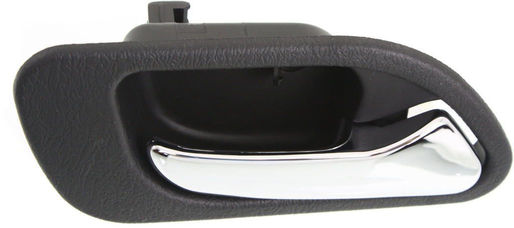 TL 99-03/MDX 01-06 REAR INTERIOR DOOR HANDLE RH, Chrome Lever + Black Housing, Plastic