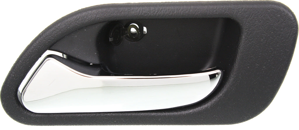 TL 99-03/MDX 01-06 REAR INTERIOR DOOR HANDLE LH, Chrome Lever + Black Housing, Plastic