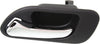 TL 99-03/MDX 01-06 REAR INTERIOR DOOR HANDLE LH, Chrome Lever + Black Housing, Plastic