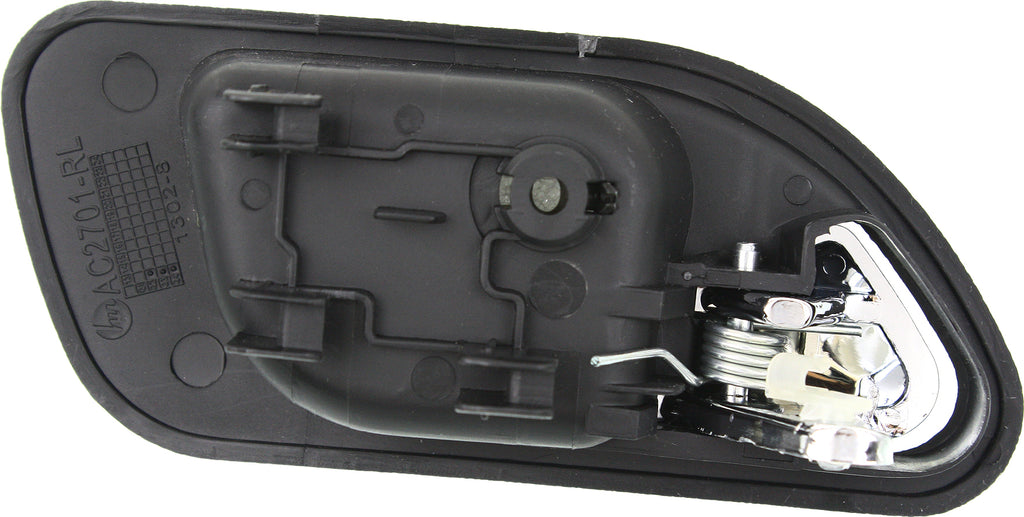 TL 99-03/MDX 01-06 REAR INTERIOR DOOR HANDLE LH, Chrome Lever + Black Housing, Plastic