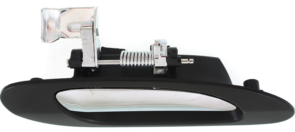 TL 99-03 REAR EXTERIOR DOOR HANDLE RH, Chrome Lever + Black Housing, Plastic