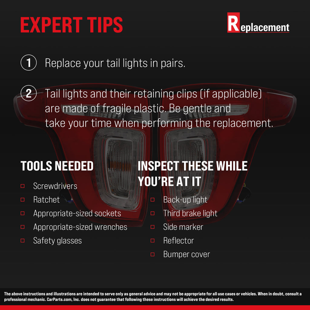 MDX 10-13 TAIL LAMP RH, Outer, Lens and Housing