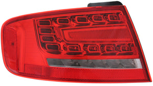 A4 09-12/S4 10-12 TAIL LAMP LH, Outer, Assembly, LED, Sedan