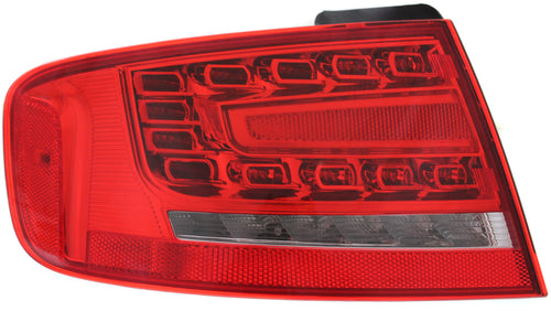 A4 09-12/S4 10-12 TAIL LAMP LH, Outer, Assembly, LED, Sedan
