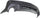 RDX 10-12 REAR BUMPER COVER, Textured - CAPA