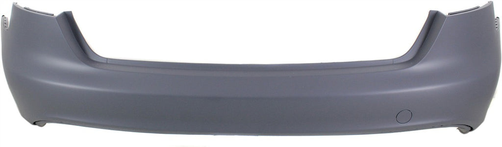 A4/S4 09-12 REAR BUMPER COVER, Primed, w/ S-Line Pkg, w/o Parking Aid Snsr Holes, Sedan