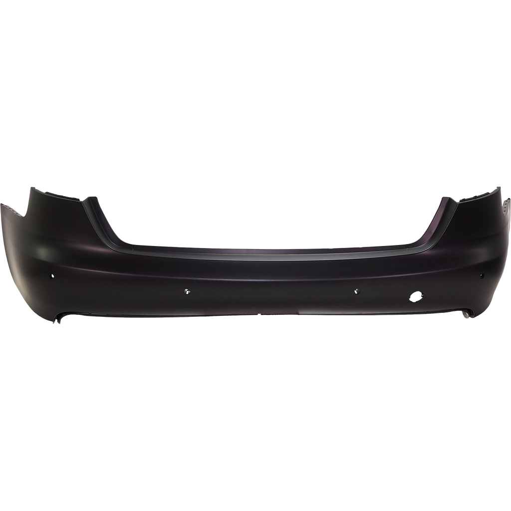 Rear Bumper Cover Primed For 2009-2013 Audi A3 With Parking Aid Snsr Holes Sedan Replacement REPA760112P