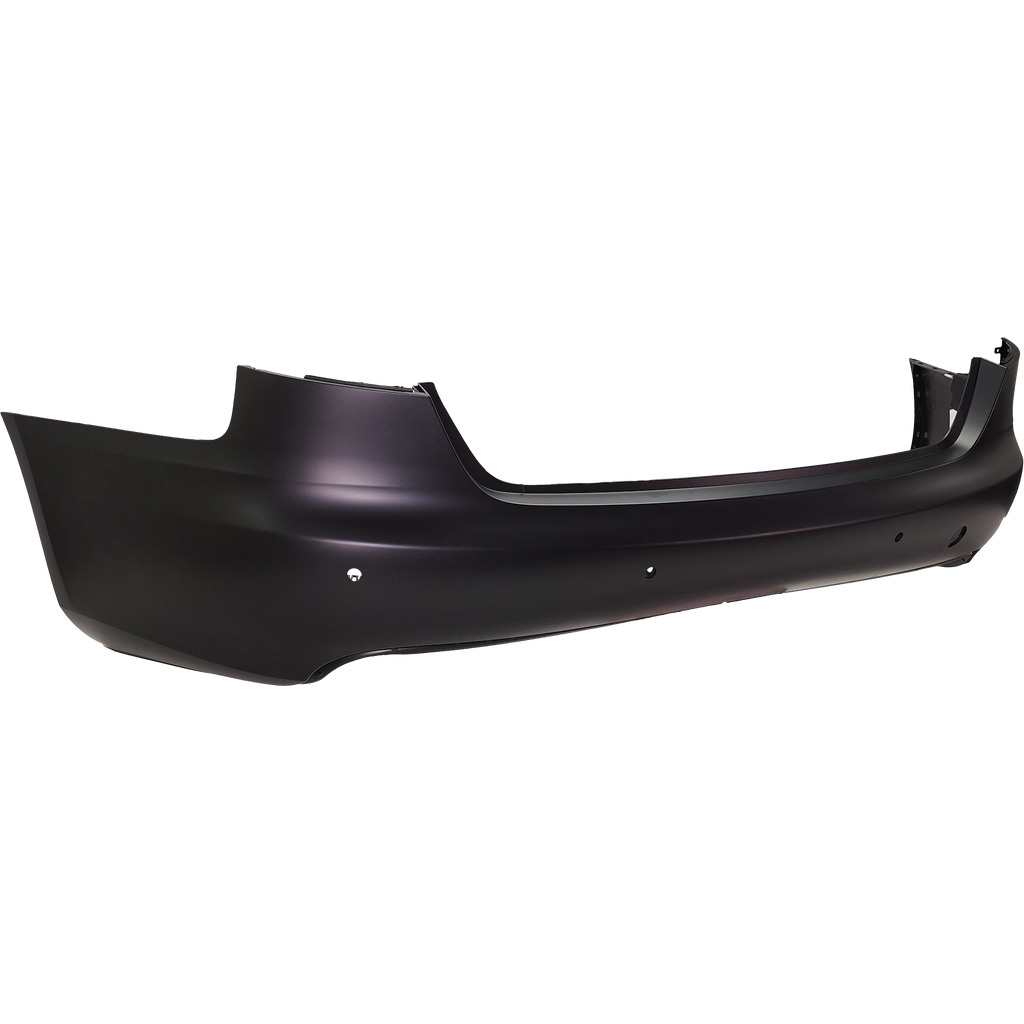 Rear Bumper Cover Primed For 2009-2013 Audi A3 With Parking Aid Snsr Holes Sedan Replacement REPA760112P