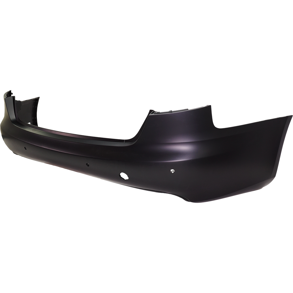 Rear Bumper Cover Primed For 2009-2013 Audi A3 With Parking Aid Snsr Holes Sedan Replacement REPA760112P