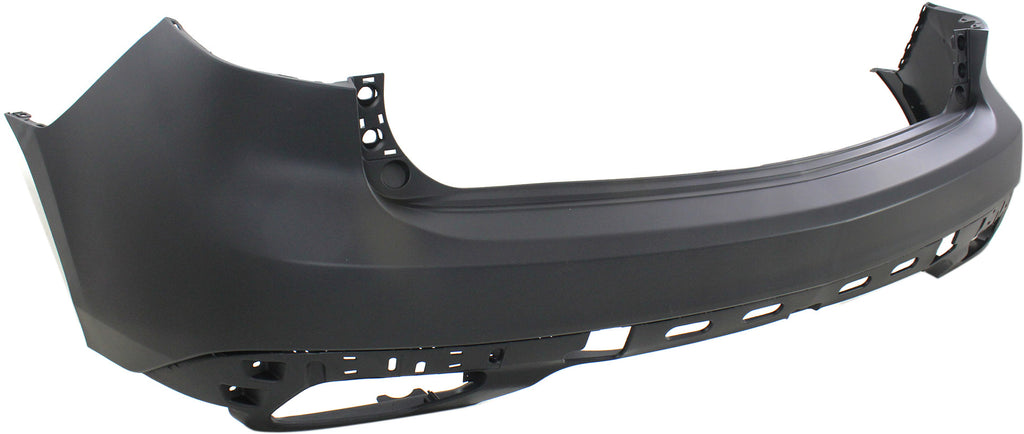 Rear Bumper Cover Primed For 2014-2016 Acura MDX Without Parking Aid Sensor Holes And Lane Keep Assist Replacement REPA760117P
