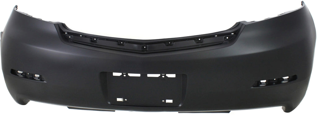 Rear Bumper Cover Primed For 2012-2014 Acura TL Without Park Assist Snsr Holes CAPA Replacement REPA760123PQ