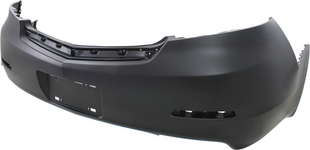 Rear Bumper Cover Primed For 2012-2014 Acura TL Without Park Assist Snsr Holes CAPA Replacement REPA760123PQ