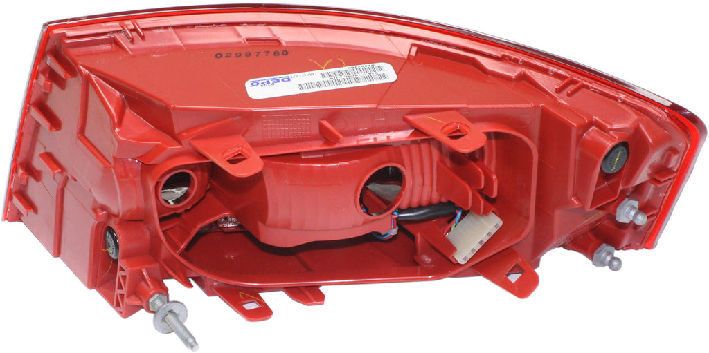 A6/S6 09-11 TAIL LAMP LH, Outer, Lens and Housing, Sedan