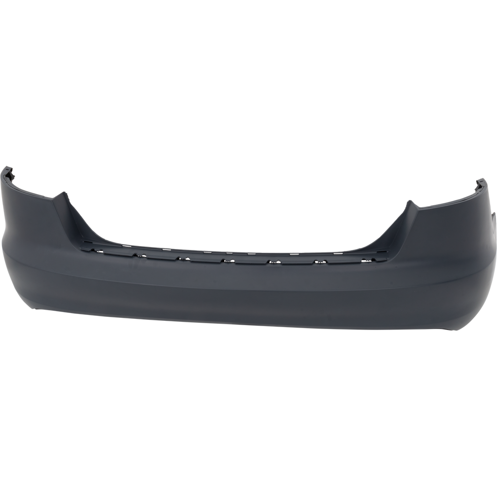 A6 09-11 REAR BUMPER COVER, Primed, w/o Parking Aid Snsr Holes, Sedan