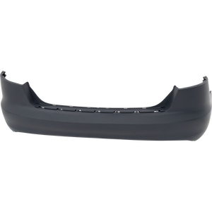 A6 09-11 REAR BUMPER COVER, Primed, w/o Parking Aid Snsr Holes, Sedan