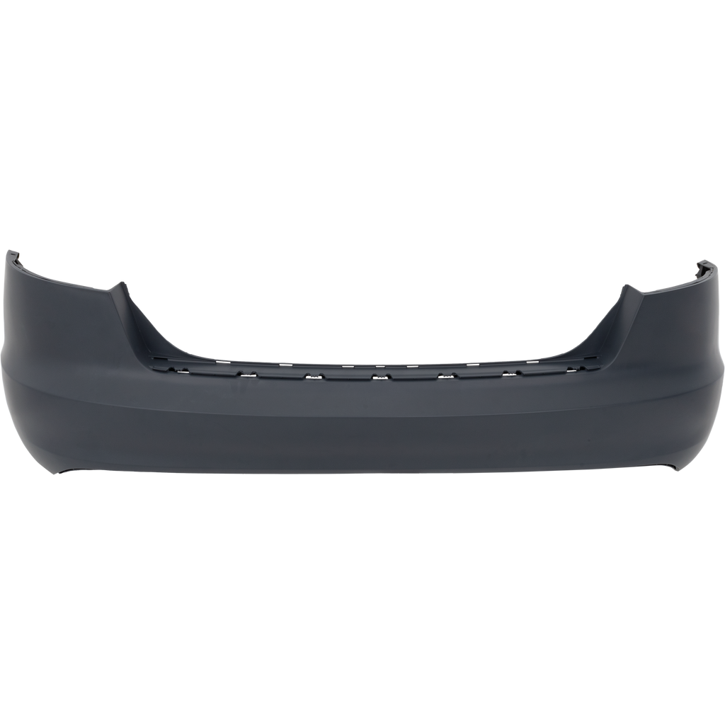 A6 09-11 REAR BUMPER COVER, Primed, w/o Parking Aid Snsr Holes, Sedan