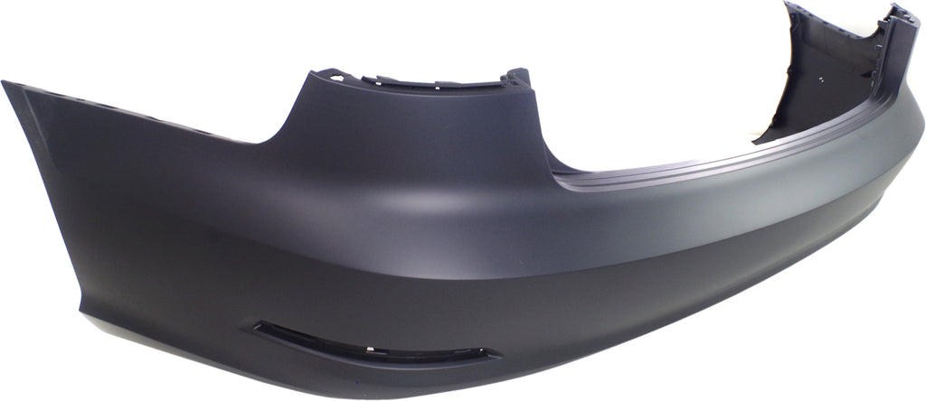 Rear Bumper Cover Primed For 2015-2016 Audi A3 Without Parking Aid Sensor Holes CAPA Replacement REPA760135PQ