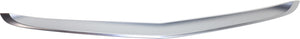 TL 12-14 REAR BUMPER MOLDING, Upper, Center Garnish, Satin Nickel