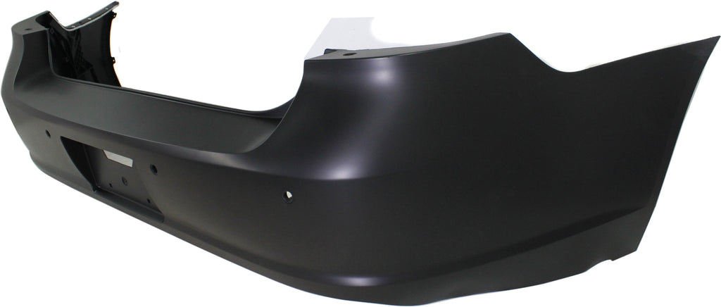 Rear Bumper Cover Primed For 2008-2011 Buick Lucerne With Rear and Side Obj Snsr Holes - CAPA Replacement REPB010329PQ