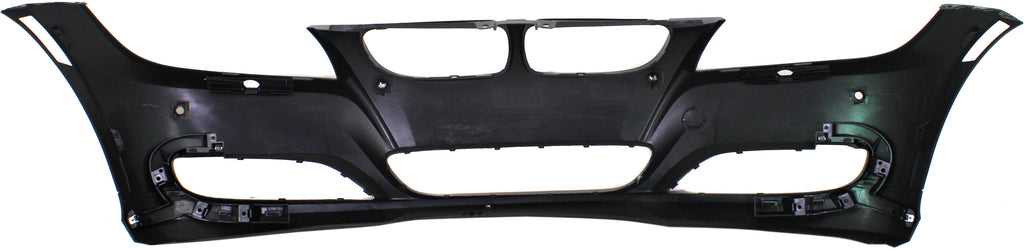 PARTS OASIS New Aftermarket BM1000209 Front Bumper Cover Primed Replacement For BMW 3-Series 2009 2010 2011 2012 With HLW and PDC Sensor Holes Sedan | Wagon Replaces OE 51117226712