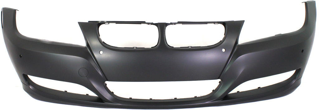 3-SERIES 09-12 FRONT BUMPER COVER, Primed, w/o HLW Holes, w/ PDC Snsr Holes, Sedan/Wagon