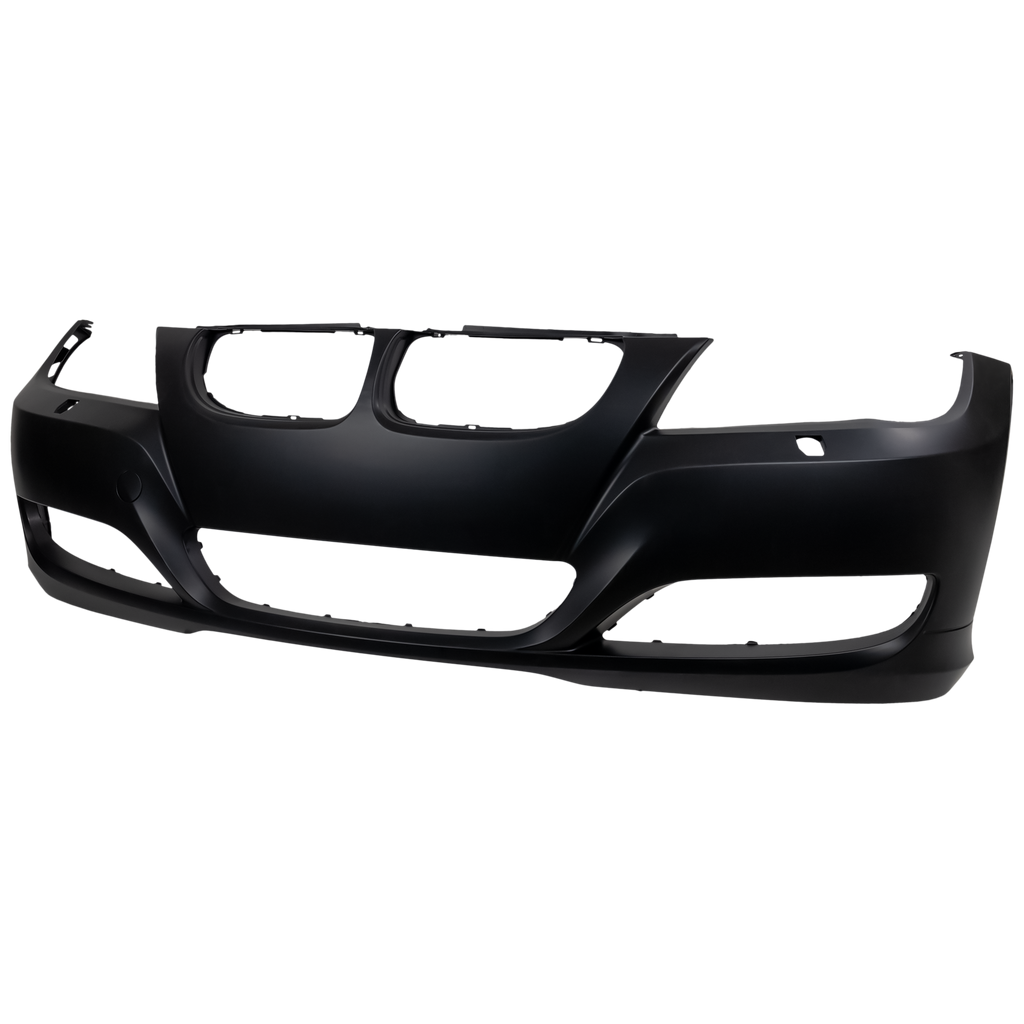 3-SERIES 09-12 FRONT BUMPER COVER, Primed, w/ HLW Holes and Tow Hook Cvr, w/o PDC Snsr Holes, Sedan/Wagon