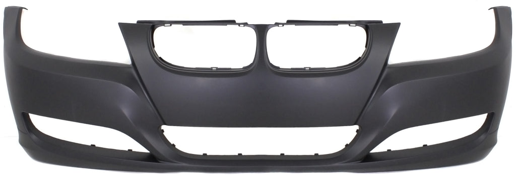 3-SERIES 09-12 FRONT BUMPER COVER, Primed, w/o HLW Holes, w/o PDC Snsr Holes, Sedan/Wagon