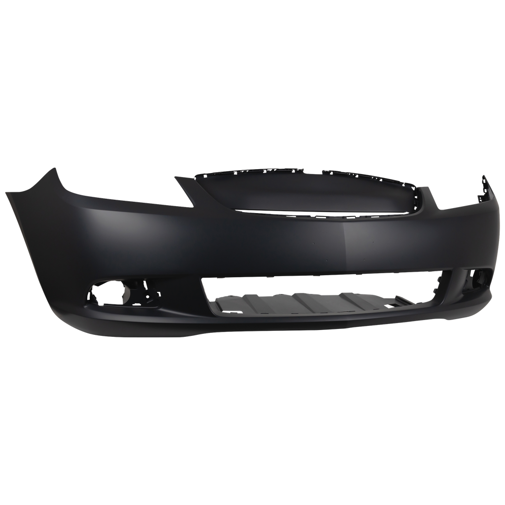 Front Bumper Cover Primed For 2010-2013 Buick Lacrosse | Allure Without Parking Aid Snsr Holes Replacement REPB010354P