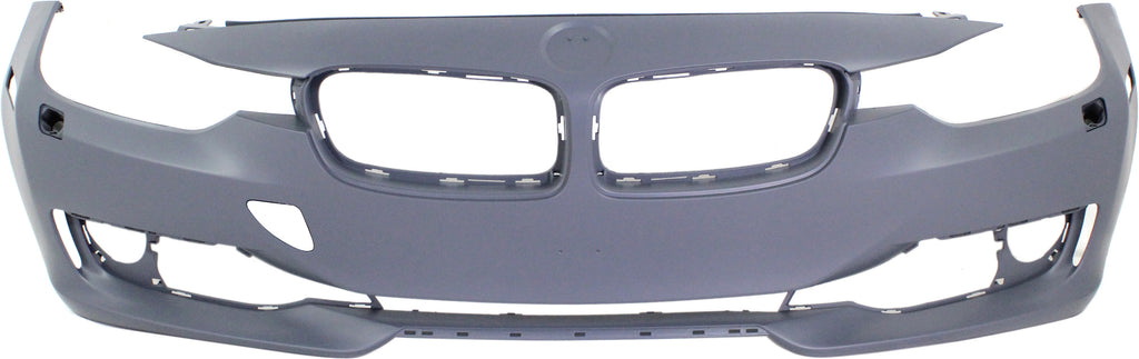 3-SERIES 12-15 FRONT BUMPER COVER, Prmd, w/o M Sport Line, w/ HLW Holes, w/o PDC Holes/IPAS/Cam, Modern/Luxury/Sport Line Mdls, Sdn/Wgn