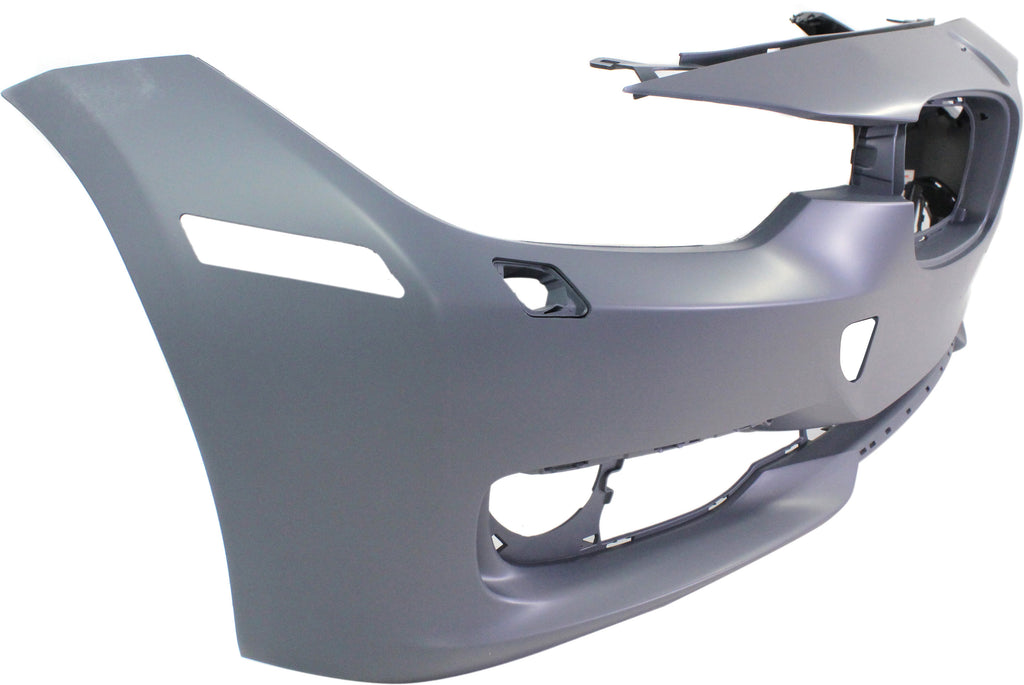 Front Bumper Cover Primed For 2012-2015 BMW 3-Series Without M Sport Line | PDC Holes/IPAS/Cam With HLW Holes Modern/Luxury/Sport Line Mdls Replacement REPB010356P